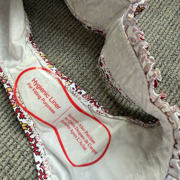 Tory Burch Costa Bikini Bottoms Wild Pansy Size XS - Picture 6 of 10